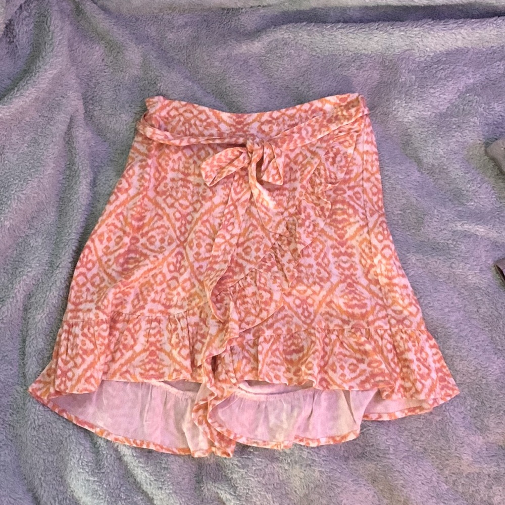 orange skort that i got from a local store